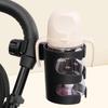 Adjustable Clamp‑on Cup Holder Universal Bike Stroller Water Bottle Holder Durable Plastic Drink Holder for Baby Stroller Bicycl