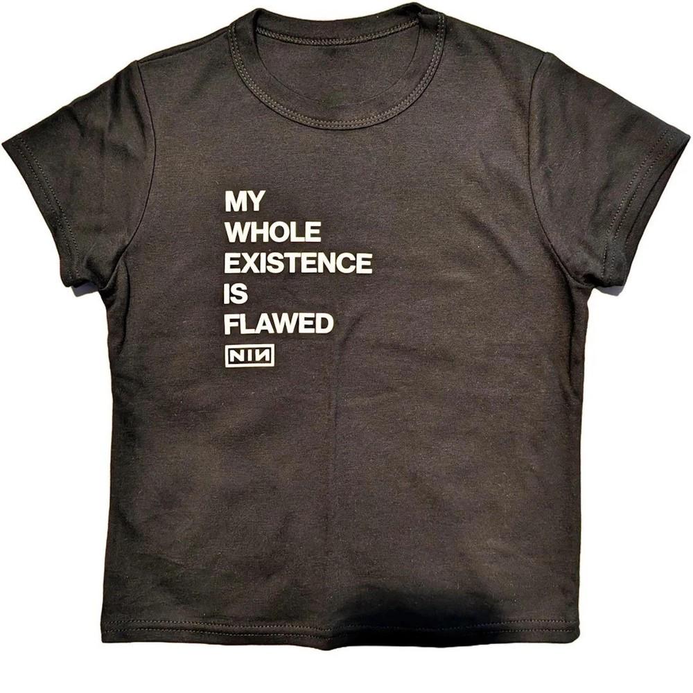 Винтажная Графическая Футболка 2025 Репринт Фанмейд Мое Целое Существование Несовершенно ПОПУЛЯРНАЯ Унисекс Футболка XXL