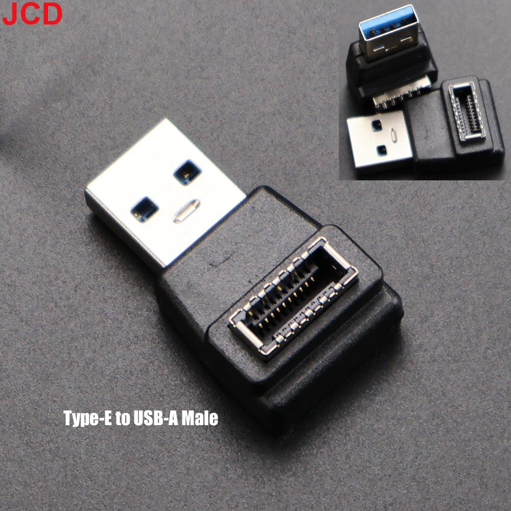 JCD Desktop Computer Motherboard Cable Adapter Connector USB 3.1 Front Panel Header Type C to Type E Expansion Plug Converter