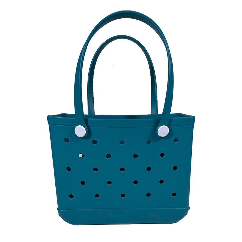 Expandable EVA Beach Pool Handbag: Fashionable, Solid Color, and Customizable
