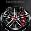 SVJ Genuine Car Wheel Hub Men's Watch Three-dimensional Brake Hollow Personality Dial Sports Car Modified Black Technology Waterproof