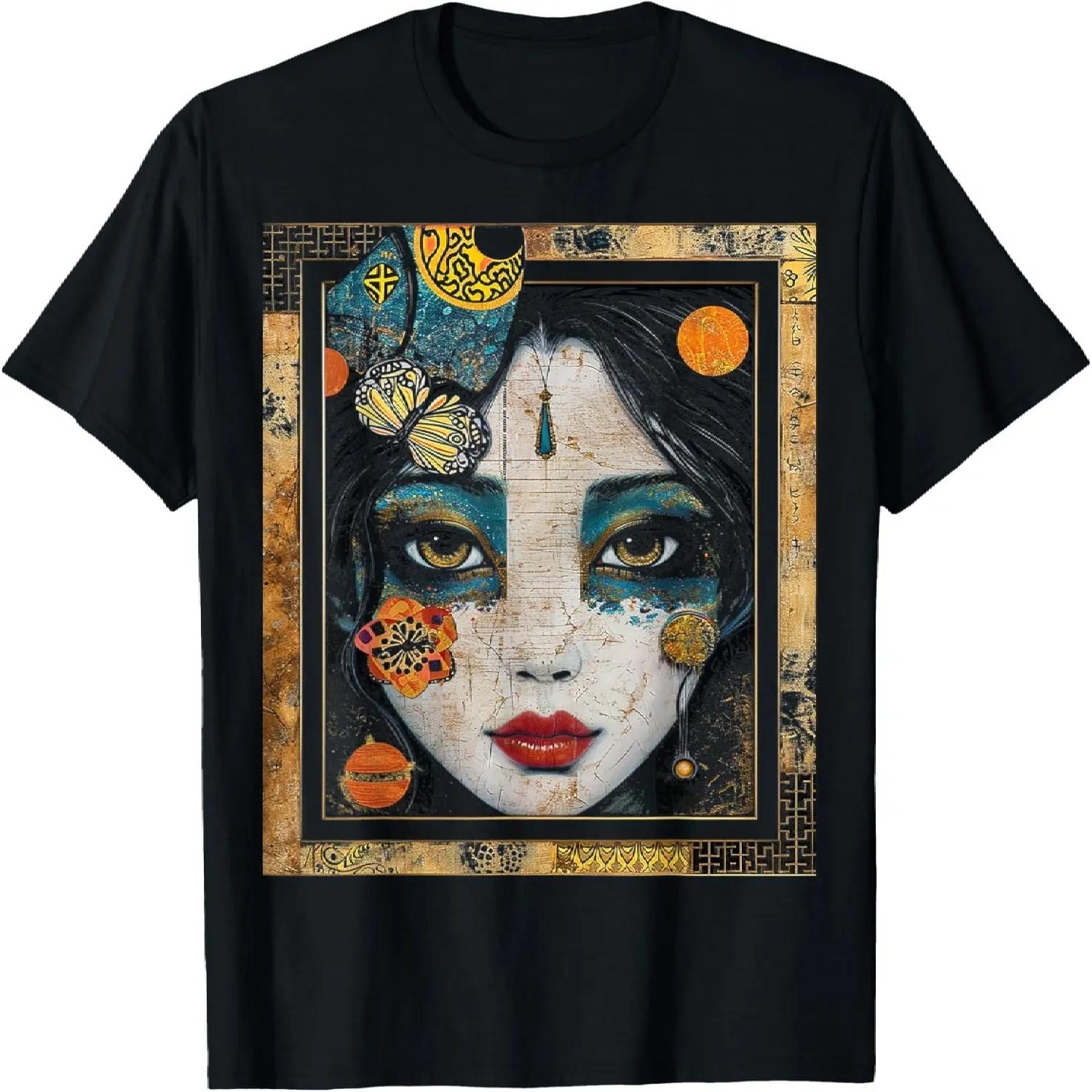 Anime Women Art Graphic Girl Colorful Anime T-Shirt S чёрный