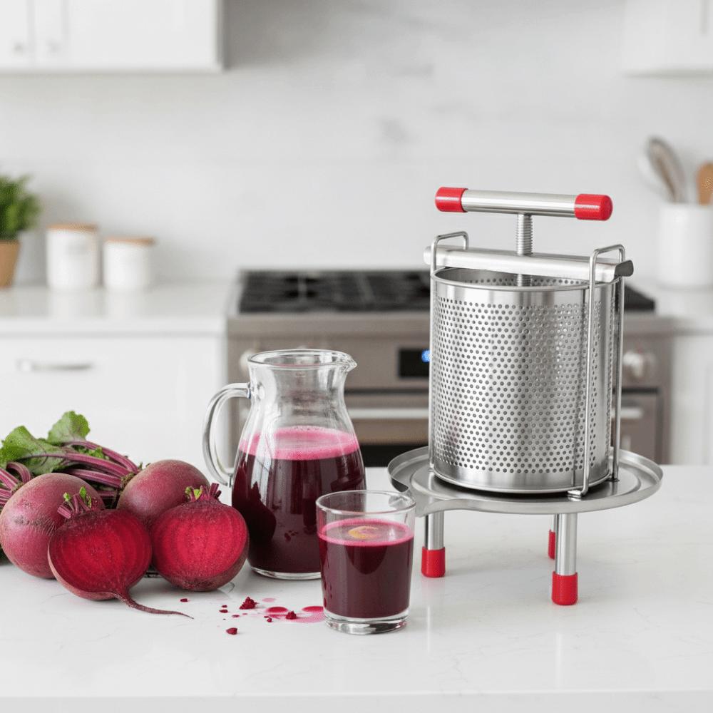 with Filter Bag Manual Juicer Stainless Steel Vegetable Squeezer Fruit Extractor Citrus