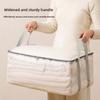 Transparent Clothes Storage Bag With Reinforced Handles For Bedroom Organization And Moving