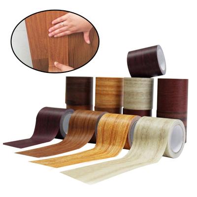 Mode Luxus 5,7 cm * 4,57 m/Rolle Realistische Holzmaserung Reparatur Adhensive Klebeband Für Möbel Dekor Möbel realistische Adhensive