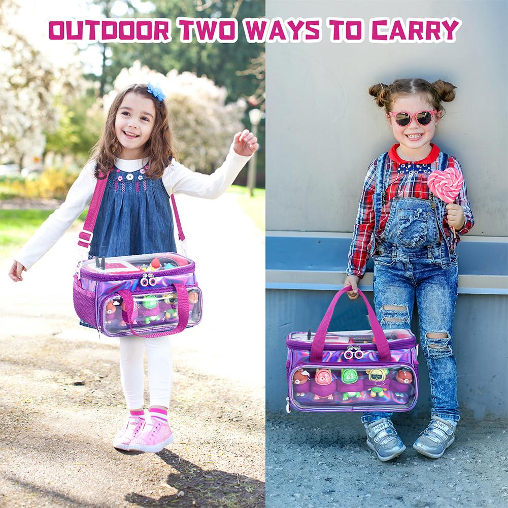 Tragbare Aufbewahrungstasche Reise-Tragetasche Tragetasche für Toniebox Starterset für Tonies Figuren Kopfhörer und Ladestation