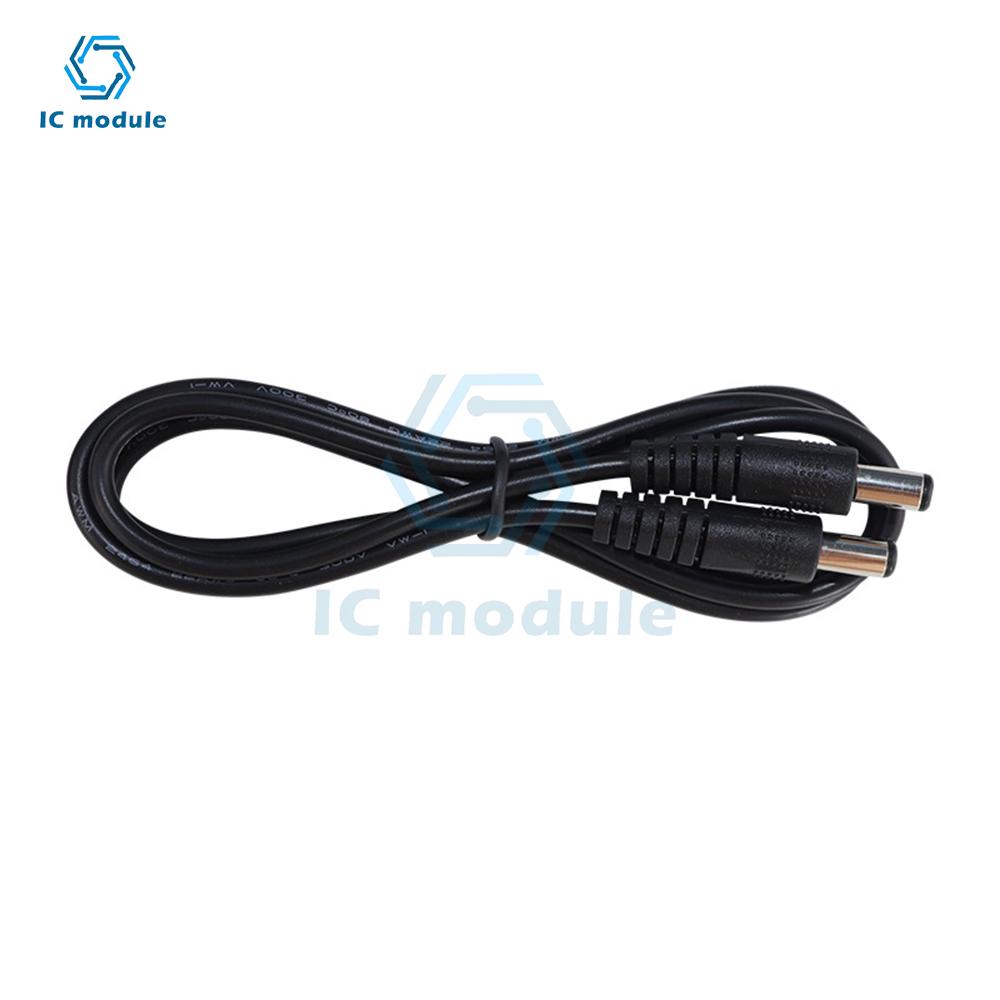 DC 5.5mm x 2.1mm Male to Male Power Cable 22AWG - for LED Strip, CCTV Camera, Surveillance System & Electronic Devices