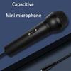 Wired Microphone with 200cm Cable Condenser Handheld Microphone with Stand for Karaoke Singing, Speech, Wedding
