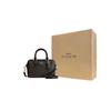 Coach Bolso Bandolera Tote Pequeño Rowan 18 Estampado Clásico de Monogramas Cierre de Cremallera Lona Recubierta para Mujer Marrón CW329-IMXAQ