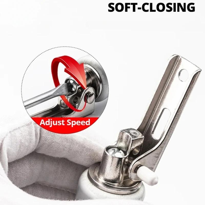 Front Door Stopper Buffer Automatic Door Closer Speed Close Fold 90 Degree Positioning Hardware Home Stoppers Lock Goalkeeper