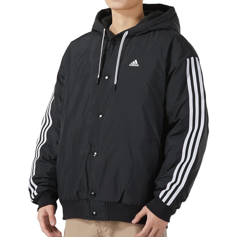 Adidas Jackets Men's Black Hooded Moderate Other IK7669