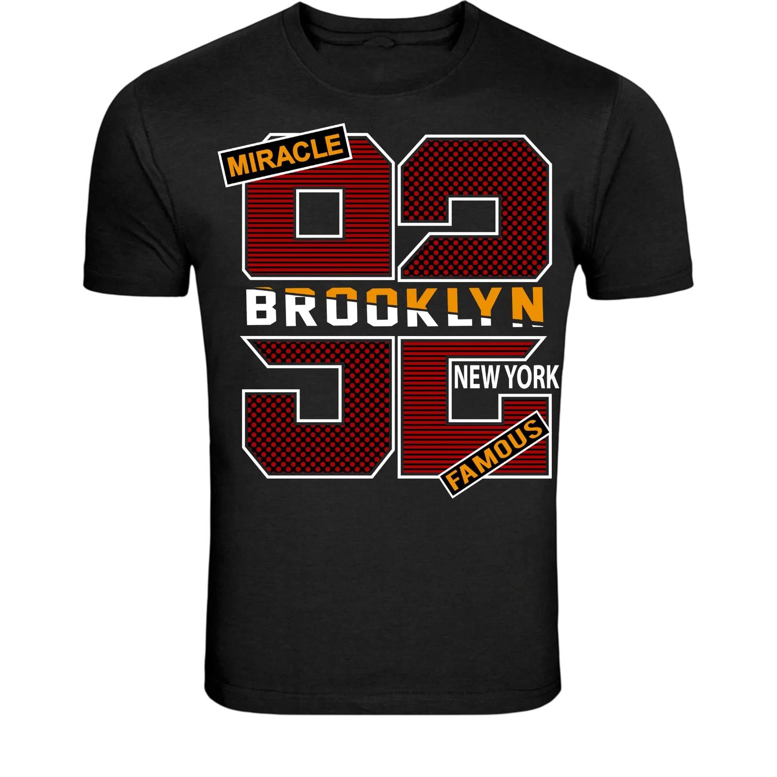 Brooklyn 92 New York T-Shirt - Vintage Urban Street Style L