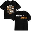 Hot Sale Rock Band Kmfdm Tour 97 Double Sided Graphic Short Sleeve Tshirts Men Women Hip Hop Streetwear Unisex Cotton T Shirt