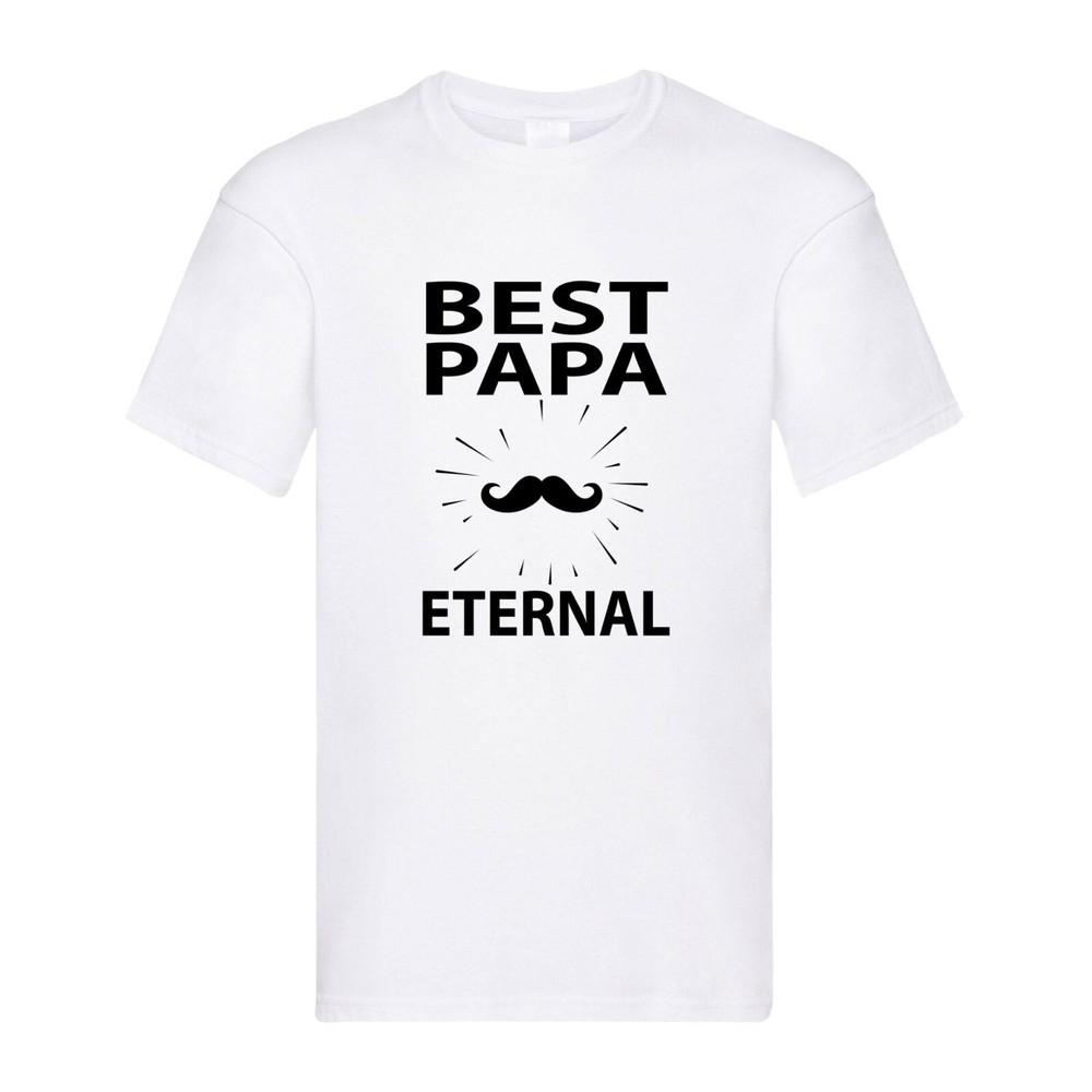 

Best Papa Eternal T-shirt Men s Women s Tops Tees – White Adult Tee | Thoughtful Gift for Grandfather 3XL