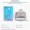 Mini Jewelry Case for Women Fashion Kiss Lock Key Storage Pouch Portable Coin Purse Pendant Necklace Earrings Jewelry Box Bag
