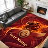 Crystal Velvet Rug Custom Name Text, Soft Non Slip Floor Mat Home DecorGalatasaray FC