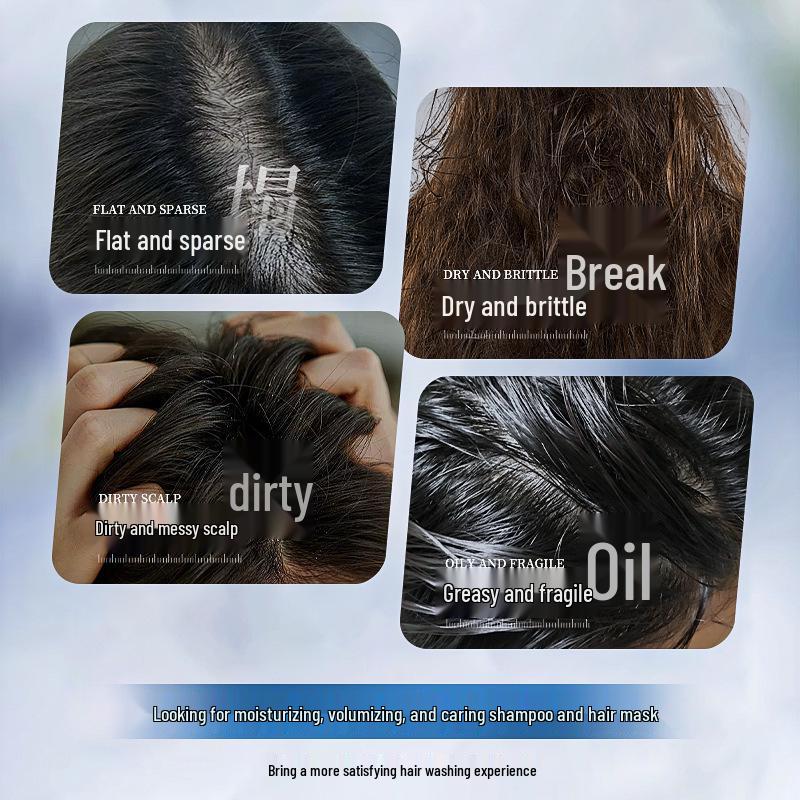 LVFEI Volumizing Shampoo with Hyaluronic Acid for Smooth, Fragrant Hair