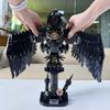 Cyberpunk Mechanical Crow Building Blocks Children's Educational Toys Cool Assembly Model Desktop Ornament Gift