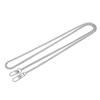 Metal Purse Chain Strap Replacement Handbag Bag Accessories, with Metal Buckles, 47 Inch