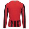 Puma Saison 2024-25 AC Mailand Heim Langarm Gestreift Rundhals Fußballtrikot Unisex Oberteile Rot 774959-01