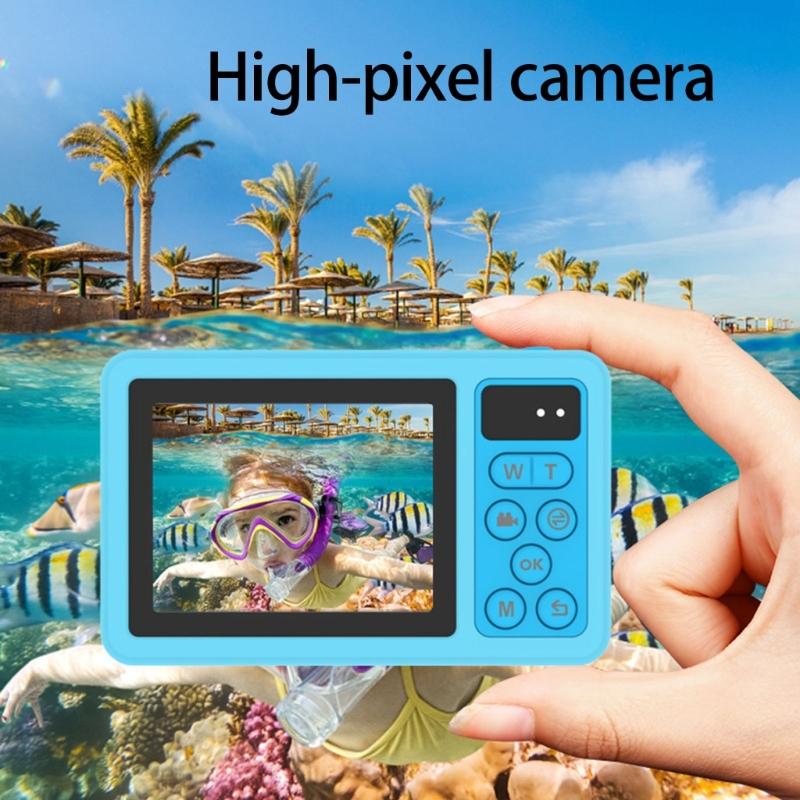 IP68 Waterproof Digital Camera 48MP High Resolution Underwater Photography 10ft Depth Lightweight Design for Snorkeling