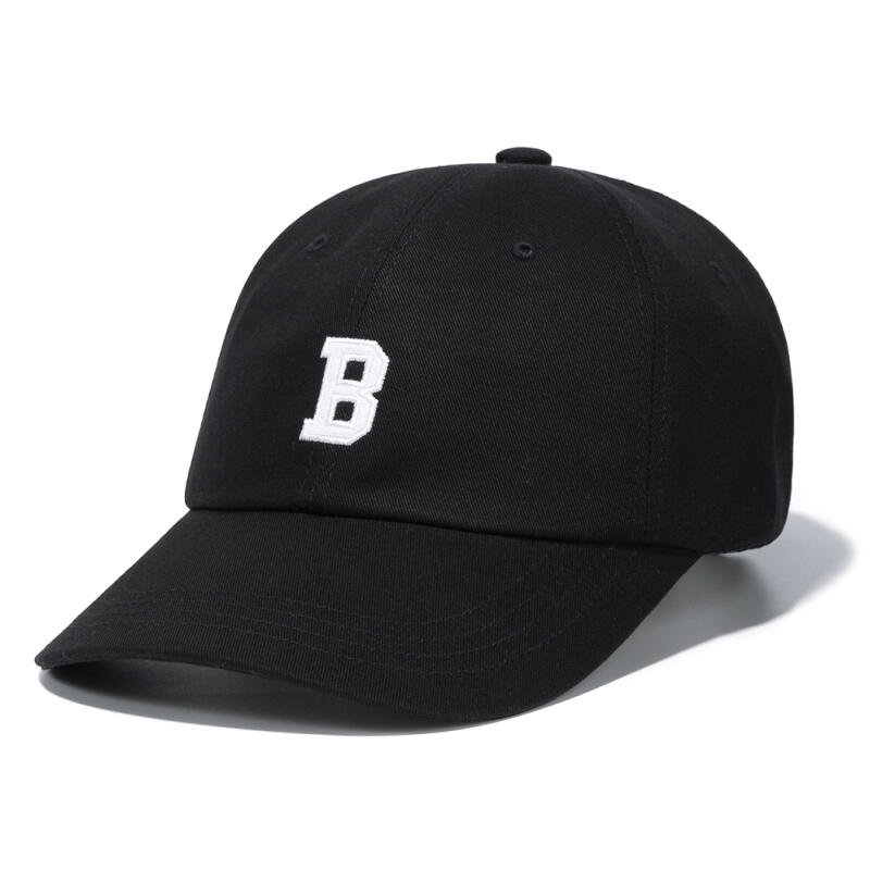 Non-Logo Curve Cap - Black