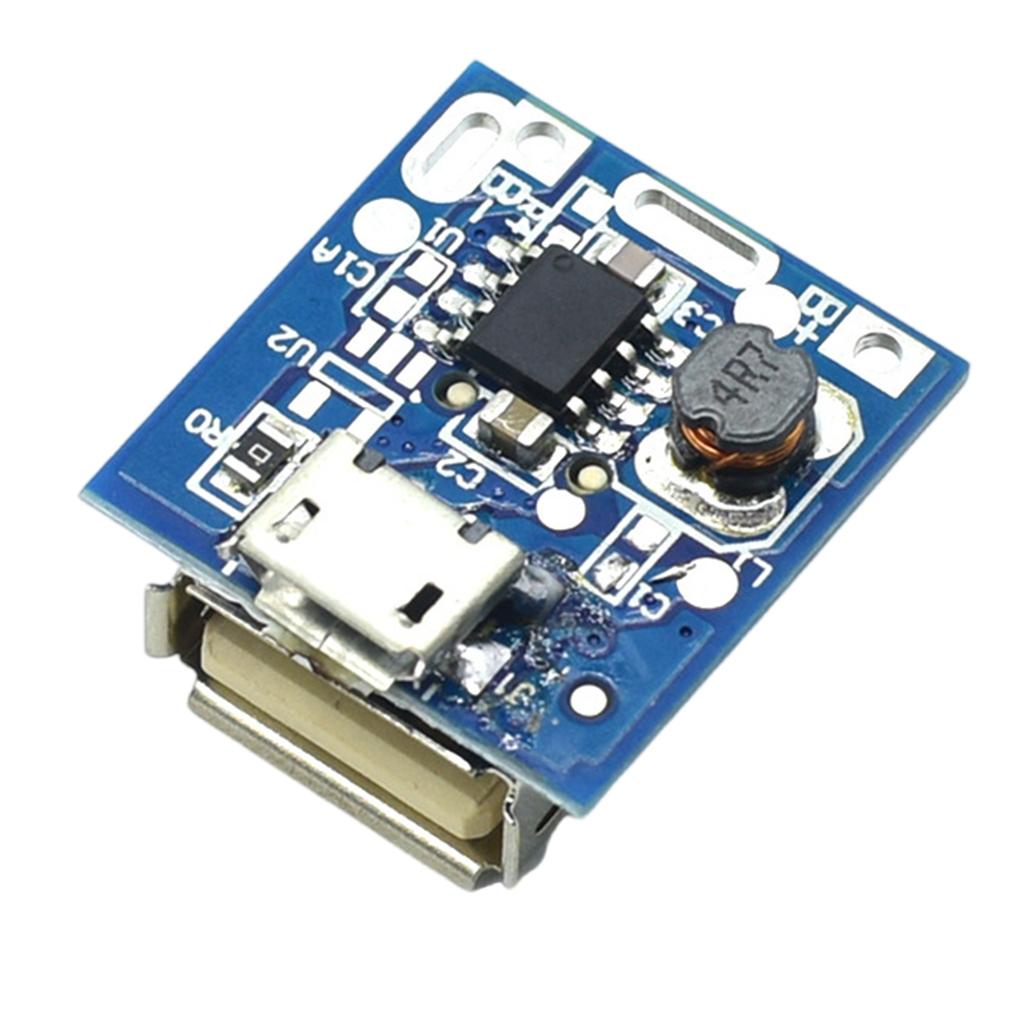 Pack of 10pcs 5V Step Up Board for Lithium Battery Charging Protections with Built-in Intelligent Temperature Control