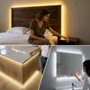 High End Under Cabinet LED Neon Light Strip 24V COB Neon Tape Penetrabe Wood Touch Sensor Dimmer Kitchen Closet Wardrobe Decor