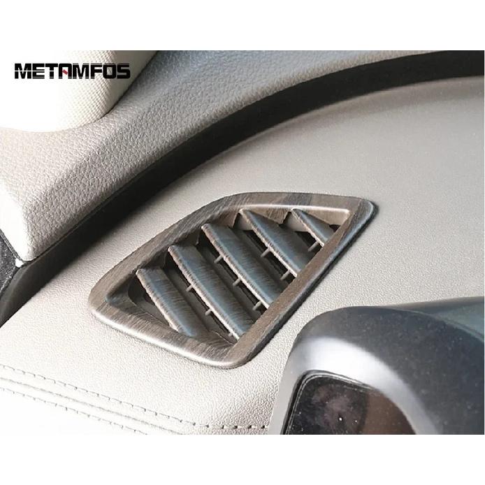 Front Air Condition AC Vent Outlet Cover Trim For Kia Carnival KA4 -2024 2025 Carbon Fiber Interior Accessories Car Styling