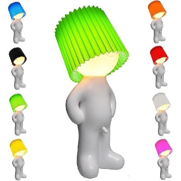 Shy Boy Table Lamp, Little Shy Man Creative Funny Night Light, Rechargeable Bedside Lamp, Perfect Christmas and Valentine's Day Home Decor Novelty
