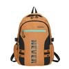 Schoolbag Korean version leisure bag, letter printing backpack, male and female students, versatile large-capacity waterproof schoolbag