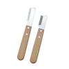 Professional Dog Comb Stainless Steel Wooden Handle Stripping Knife Pet Hair Remover Grooming Tools Undercoat Brushes Grooming