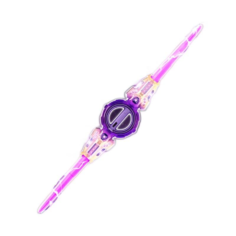 Flame Spin Sword Dual-Blade Lightsaber Double-Headed Retractable Laser Sword Bearing Rotation Cool Light Sound Effect Boy's Toy Sword