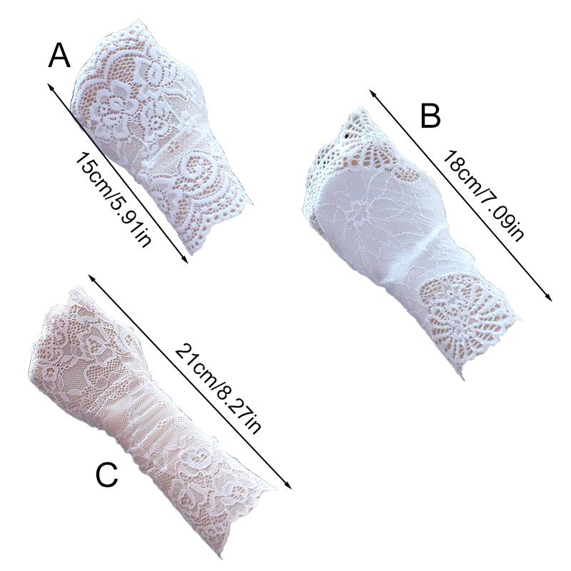 1 Paar Sonnenschutzärmel Tanzperformance Kurzer Handgelenkschutz Sommerabdeckung Narben Mode Fahrhandschuhe Freiliegende Finger
