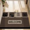Diatom Mud Bathroom Entry Door Non-slip Absorbent Foot Pad Toilet Kitchen Door Wear-resistant Room Door Foot Pad