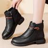 Round Toe Winter Boots Women's Pu Leather Short Boots Warm Female Shoes Woman Winter Waterproof Snow Boot Botas Mujer WSH5240