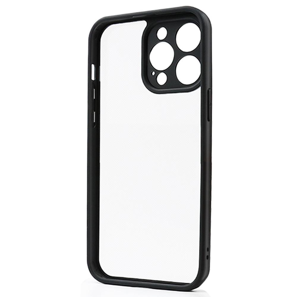

For iPhone 14 Pro Max PC+TPU Crystal Clear Phone Case Drop-proof Cell Phone Cover A