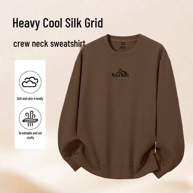 Baleno Men's Cool Grid Crewneck Sweatshirt