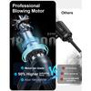 Dry Blower with Replacement Nozzle Electric Air Duster Cordless Air Duster for Computer Keyboard Car Home Dust Removal