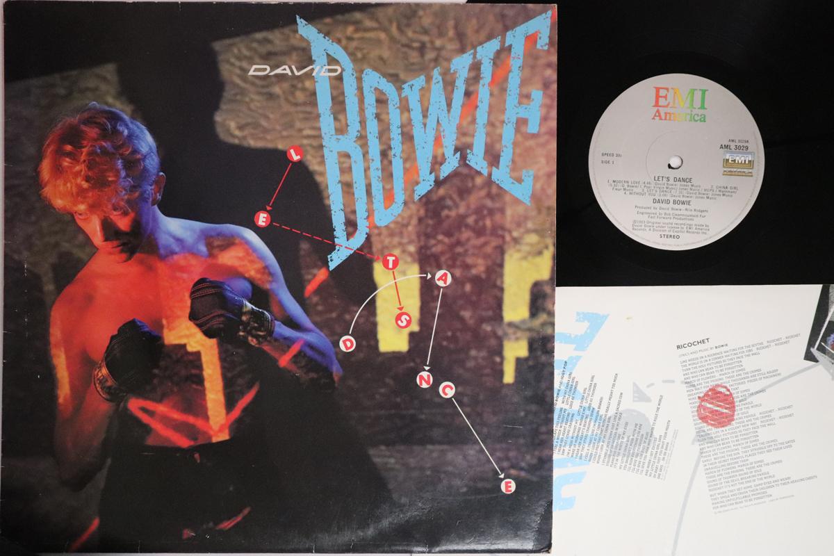 

LP Record DAVID BOWIE Lets Dance AML3029 EMI AMERICA 1983 UK Pop Used