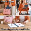 High Quality A5 Whiteboard Notebook Leather Reusable Erasable Memo Pad with Whiteboard Pen/Erasing Cloth Writing Board Students