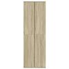 VidaXL Buffet haut chêne sonoma 60x35x180 cm bois d'ingénierie, buffet, meuble de rangement, armoire haute, armoire, armoire 3276667
