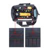 Tool Backpack 31x21x43cm Wide Top Opening Multiple Exterior Pockets for Wrenches Screwdrivers Easy Access Organization