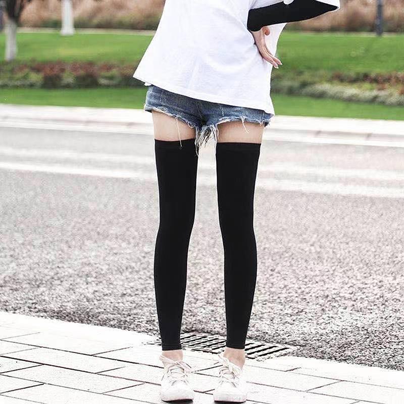 

Леггинсы для защиты от летнего солнца, для активного отдыха, велоспорта и защиты от УФ-лучей, легкие, дышащие и прохладные, с ледяным рукавом чёрный