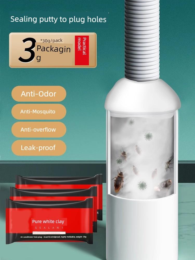 Sewer Drain Stopper, Anti-Odor Pipe Sealant, Insect-Proof Cover, Toilet Deodorizer
