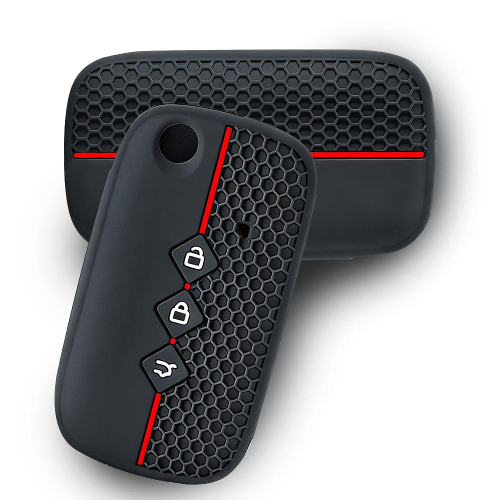 Silicone Key Protect Case Cover Keychain For Baojun 510 730 360 560 Rs-5 530 630 For Wuling Hongguang S Car Styling Accessories