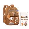 Oxford Cloth Cartoon Animal School Bag Multi-Compartments Capybara Student Bag Unisex
