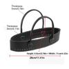 Bag Handle With Reinforced Design And Holes For Women PU Leather Craft DIY Crocheting Bags Making Accessories