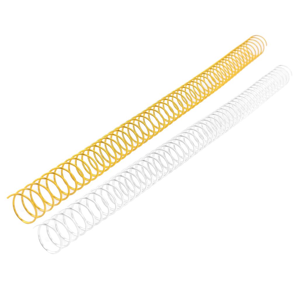 100 Stücke Spiralbindung Spulen Eisen Dia 14,3mm 9/16in 48 Zähne 4:1 Verhältnis 115 Blatt Kapazität für Papier