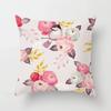 Ancient Style Watercolor Flower Pillowcase Office Living Room Car Ornaments Home Pillowcase